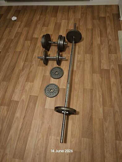 weights Gold Gym 40kg +