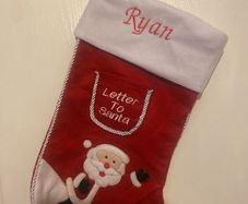 Personalised Embroidered Christmas Stockings