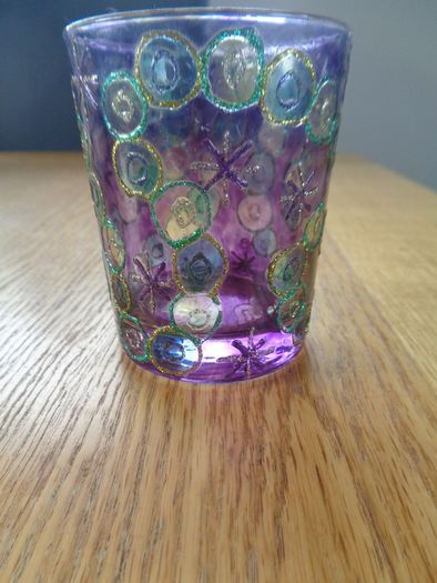 Hand Painted  Decorative Glass for Sale