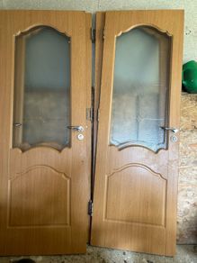 2 intermal doors and set of double doors for sale