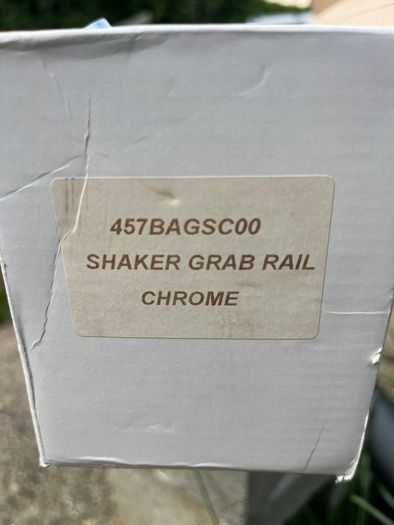 Grab Rails (x2) Chrome - 400mm Long