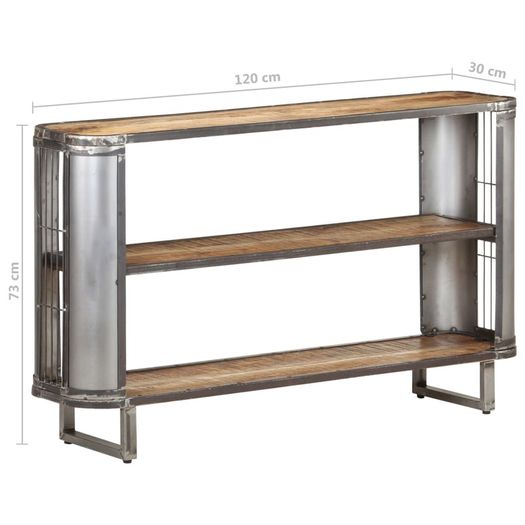 Sideboard 120x30x73 cm Solid Mango Wood