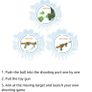 Shooting Games for Kids Air Popper Guns with Moving Shooting Target, 2 Air Shooting Toy Guns 24 Soft Foam Balls Image 9