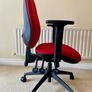Premium Red Office Chair Image 8