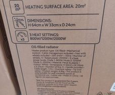 Blyss Oil radiators 2000w