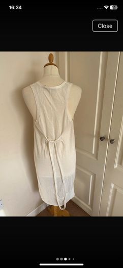 Cream Lauren Vidal dress size 14