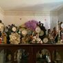 Clock, figures, Display Cabinet Image 4