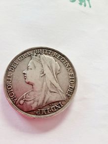 British Silver Crown 1900