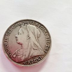 British Silver Crown 1900