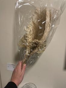 Large dried floral centerpeice