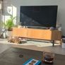 Walnut vintage TV stand Image 2
