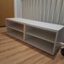 White TV stand/storage unit Image 2