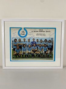Signed 1976/77 Dublin All Ireland winning team print