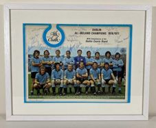 Signed 1976/77 Dublin All Ireland winning team print