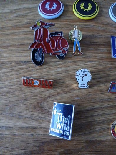 Mod Vespa Scooter Skin Fred Perry bits