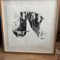 Signed Limited Edition Print (16/100) Framed / Modern Black & White Art