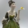 Royal Doulton Fleur HN 2368 Porcelain Lady Figurine Image 4