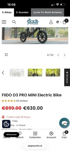 Fiido d3 pro e-bike