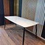Stone/Ceramics Dining Table with Gold Ends Image 6