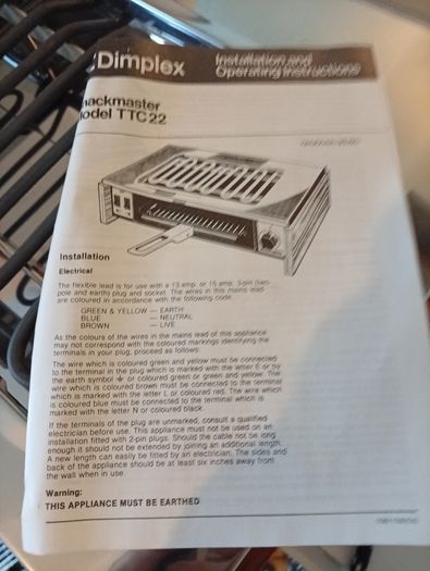 Mid Century Modern Chrome Bar Heater & grill.  Fully Working Vintage 1970s Electric Fire & grill . Still in the packaging. Pristine condition. Working without issue.