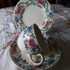 Breakfast  Trio Cup Saucer & Side Plate