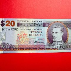 Barbados   20. DOLLARS .  2007. Pick  69a  . ( Uncirculated )