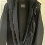 Mens Navy coat with Stormwear from M&S Image 6