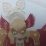 Fabulous Rare Vintage Hand-Cut Chinese Paper Cut Immortal Warrior, Brought Back From China and Professionally Framed Image 9