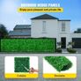 Artificial Boxwood Panel UV 48pcs Boxwood Hedge Wall Panels Artificial Grass Backdrop Wall 10X10" 4cm Green Grass Wall Fake Hedge (FREE SHIPPING) Image 2