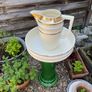 ceramic pitcher/jug & bowl Image 3