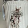 Handmade Beautiful Bunnies egg, candle and jar Image 6