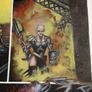 2000ad Judge Dredd Megazine original art Nick Percival Brit Cit Brute with Overlay Image 3