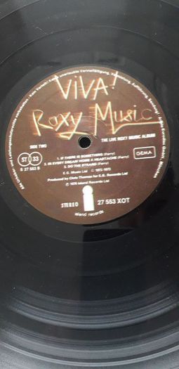 Roxy Music / Bryan Ferry lot