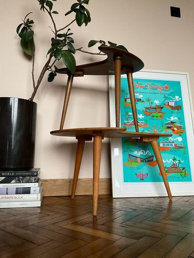 Mid century Danish teak stock sideboards drawers