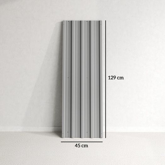 Set of 12 Corrugated Steel Roof Sheet Panels