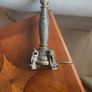 Antique Lamp stands & shades x 2 Image 2