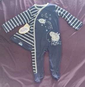 George Pig Babygrow and hat. New