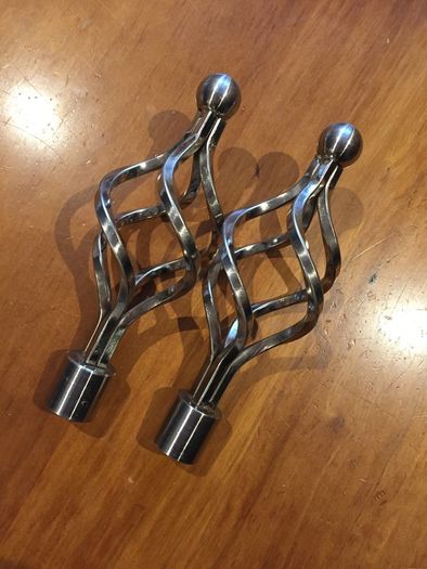 Curtain poles
