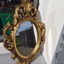 old 13 inches tall  gilt  mirror Image 2
