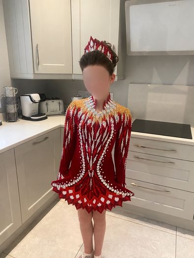 Irish dancing costume