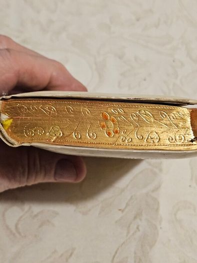 Vintage Mother Of Pearl 1950's Catholic Bridal Prayer Book. In GOOD CONDITION.  SEE PHOTOS FOR SAME.