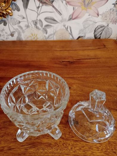 Vintage Glass Bon Bon Dish