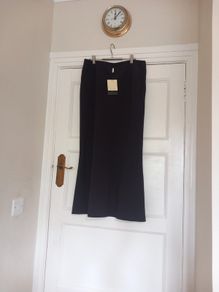 Laura Ashley Grape Wool Long Skirt 14