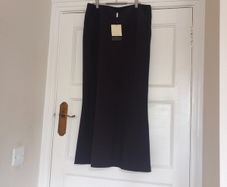 Laura Ashley Grape Wool Long Skirt 14