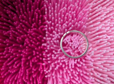 Man silver ring