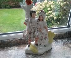 Antique Staffordshire  flatback