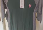 BNWT American Baseball Majestic Youth Featherweight Therma  Base 3/4 Sleeve Tech Fleece size M Postage included