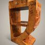 Olive Burl Pair Of Art Deco Style Bedside Lockers / Nightstands Image 3