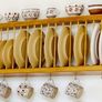 Sold elm wooden plate rack. Image 2