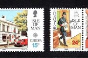 1990 Isle of Man Europa: Post Office Buildings Commemorative Stamps Mint Never Hinged (MNH)
